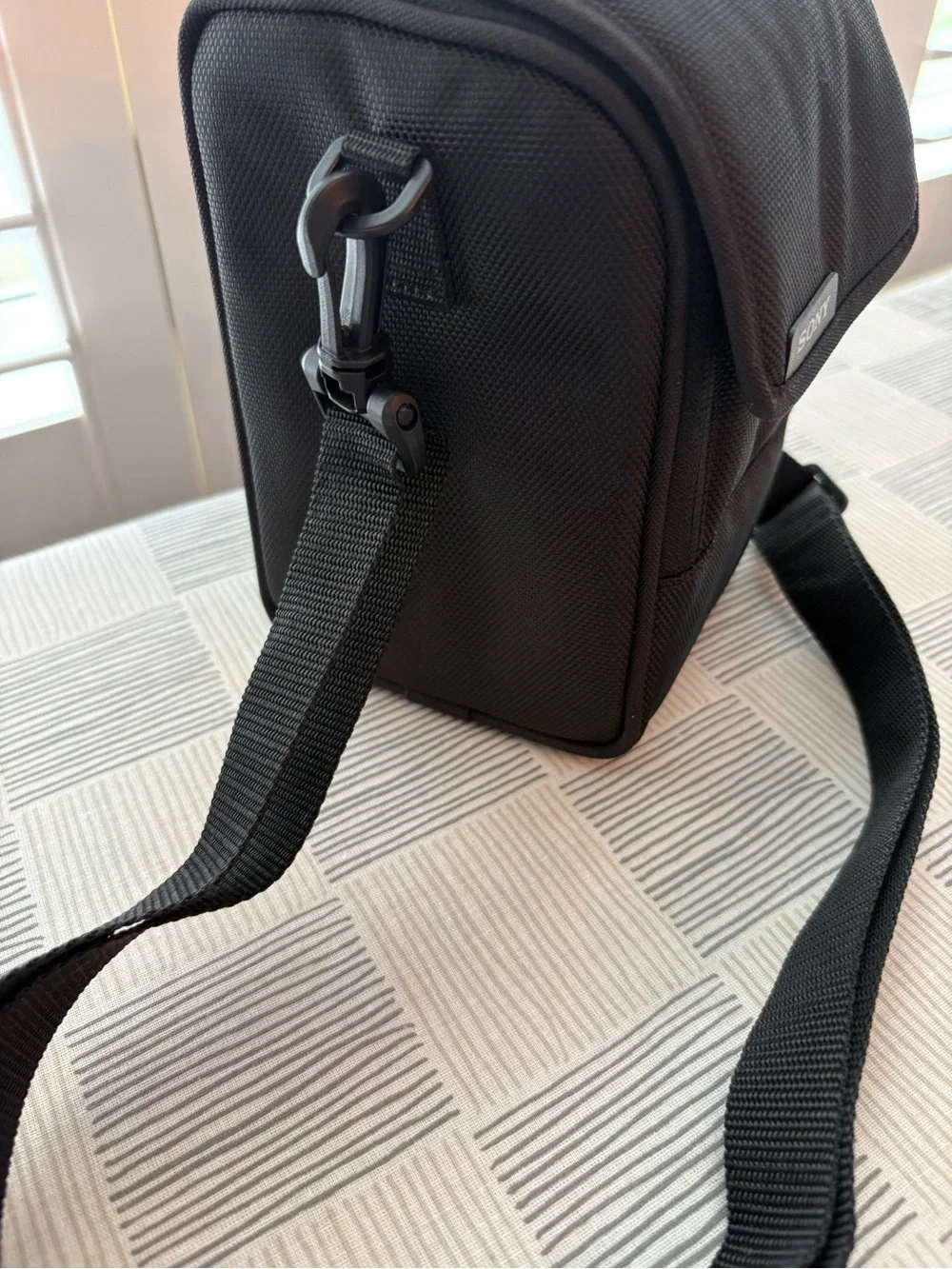 NWOT- Sony Black Compact Shoulder Camera Bag with Adjustable Strap